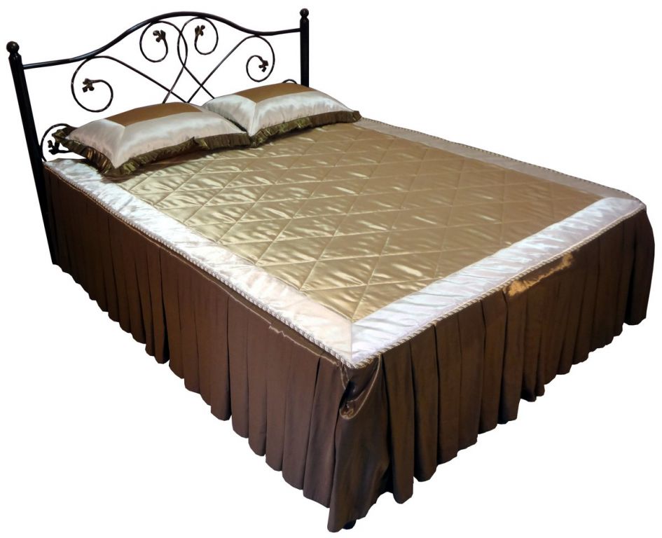 Фото Кровать двуспальная Алиса-1400 (СМ 140х200) основание металл трубка  от производителя Металл-Конструкция в Севастополе по цене 15 600 ₽