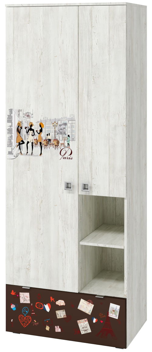 Фото Шкаф Поло (80) двухдверный от производителя Регина в Севастополе по цене 12 960 ₽