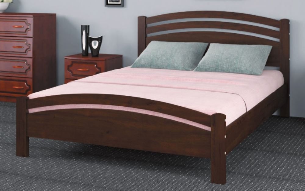 Фото Кровать двуспальная Камелия-3 (СМ 160х200) без основания с универсальными царгами от производителя Браво-мебель в Севастополе по цене 14 520 ₽