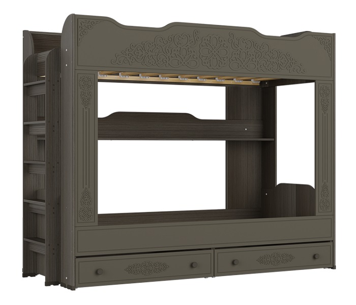 Фото Кровать двухъярусная Ассоль плюс АС-25 (СМ 90х200)  от производителя Компасс в Севастополе по цене 46 720 ₽