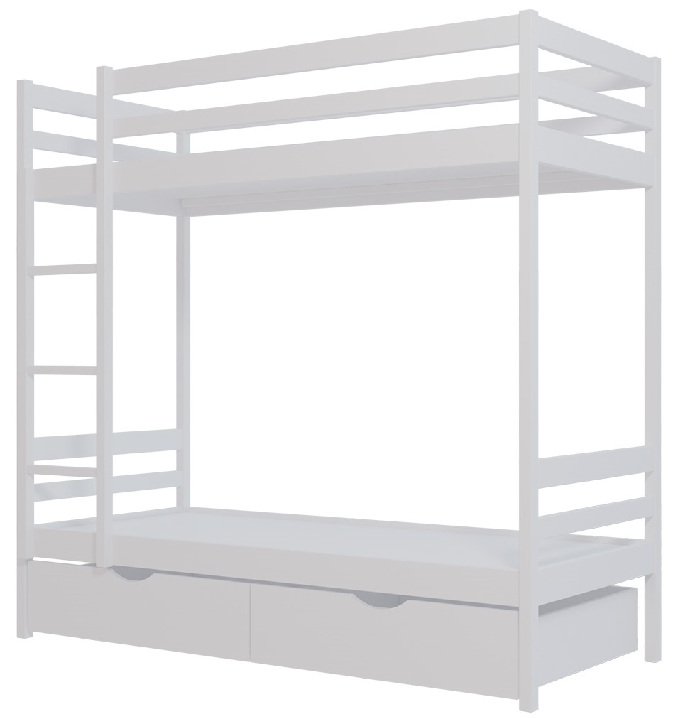 Фото Кровать двухъярусная №1 (СМ 80х190) с основанием от производителя Фант-мебель в Севастополе по цене 28&nbsp;620 ₽