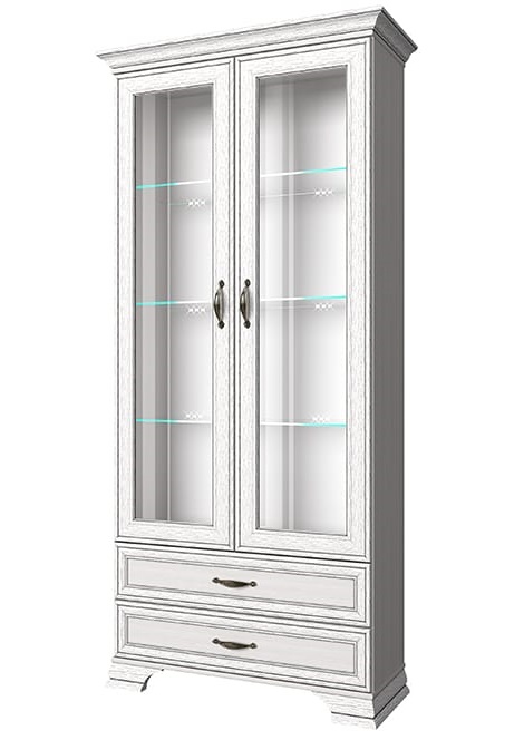 Фото Шкаф с витриной 2V2S Тиффани (Tiffany) от производителя Анрэкс в Севастополе по цене 34 770 ₽