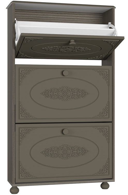 Фото Шкаф под обувь Ассоль плюс АС-46 в Севастополе по цене 13 370 ₽ от производителя Компасс, код товара  шт Фото Шкаф под обувь Ассоль плюс АС-46 от производителя Компасс в Севастополе по цене 13 370 ₽