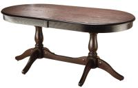 2. Стол Баффи 1,3 . Декор № 6 цвет Венге