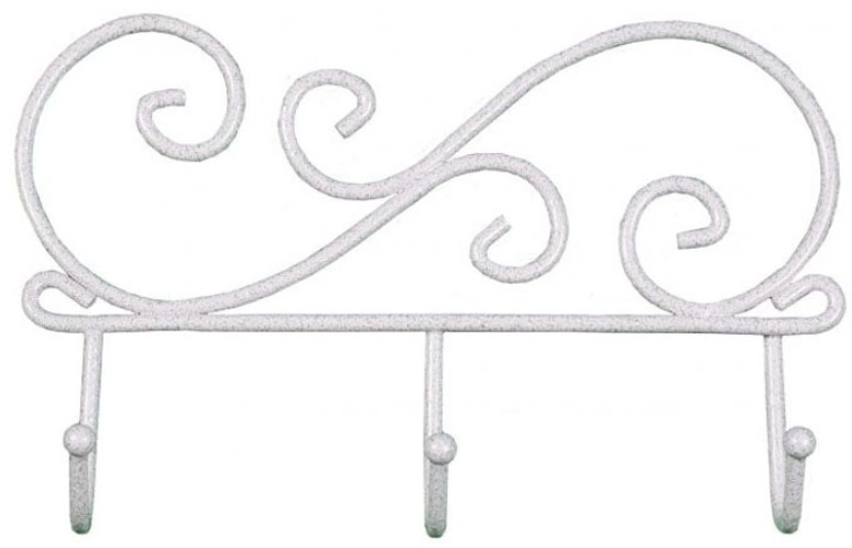 Фото Вешалка настенная Кружева 3 от производителя Завод металлических изделий в Севастополе по цене 230 ₽