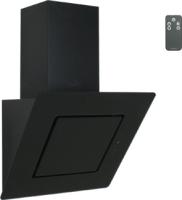 Вытяжка наклонная Camellia 160 (600х465хh880(1280)) (Материал Металл/Стекло , Цвет Черный/Черный) в Севастополе от производителя 