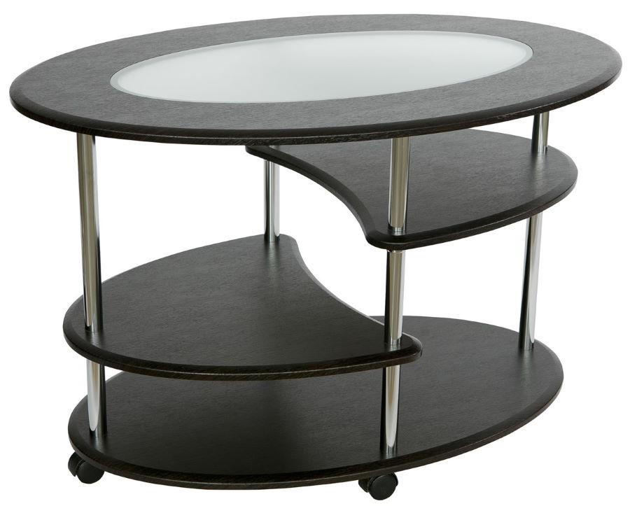 Фото Стол журнальный Эллипс (стекло) от производителя Калифорния в Севастополе по цене 9&nbsp;060 ₽