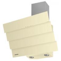 Вытяжка наклонная Cascada quart 60 (596х420хh713(878)) (Материал Металл/Стекло , Цвет Металлик/Черный) в Севастополе от производителя 