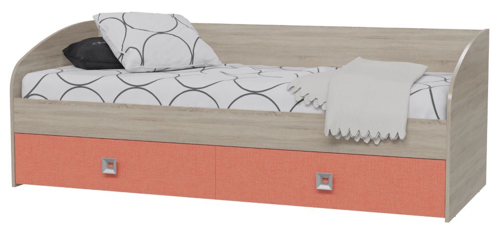 Фото Кровать односпальная Сити с ящиками (СМ 80х200)  от производителя Гранд Кволити в Севастополе по цене 15&nbsp;940 ₽