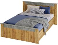 Фото dvuspalnye-krovati кровать двуспальная франк кр-19 (см 140х200) без основания производитель Мебелони