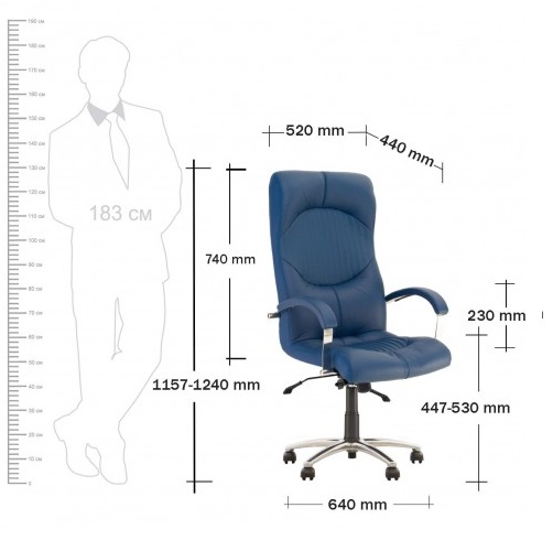 Фото Кресло для руководителя Гермес (Germes) аnifix (алюминий) от производителя Новый стиль в Севастополе по цене 20&nbsp;100 ₽