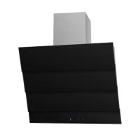 Вытяжка наклонная Cascada E 60 (596х400хh863(1173)) (Материал Металл/Стекло , Цвет Металлик/Черный) в Севастополе от производителя 