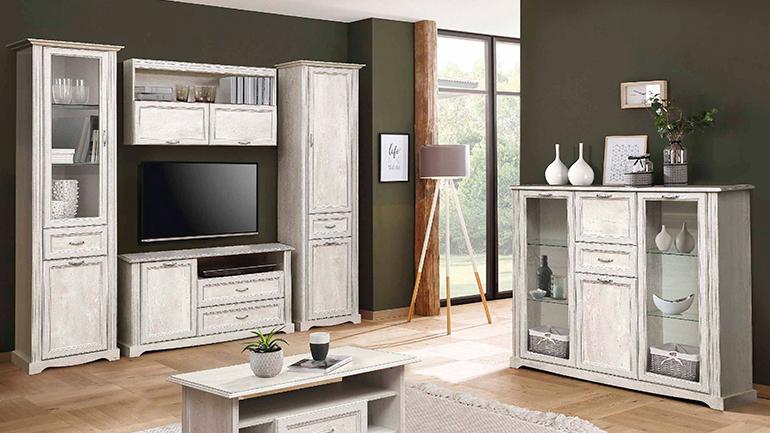 Фото Полка навесная 32.19 Сохо от производителя Олмеко в Севастополе по цене 6 520 ₽