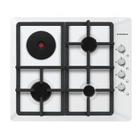 Варочная поверхность комбинированная 4-х комф. MEHE 64 97 (590х520) (Материал Металл , цвет белый) в Севастополе от производителя 