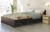 Кровать двуспальная К-12 (СМ 140х200) комплектуется настилом ( 140х200 , ЛДСП , венге , без подъемного мех. , без ящиков , без матраса (Ромис) ) в Севастополе от производителя 