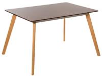 Стол обеденный T-14 (массив дерева, мдф-белый,  натуральный бук (La-alta) ) в Севастополе от производителя 