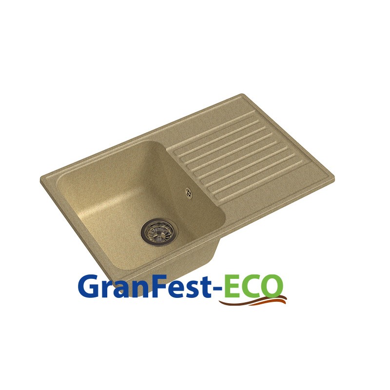 Фото Мойка Granfest eco-78 (ГР 740х480хh200) (шир.ящ.min 720) без сифона от производителя Granfest в Севастополе по цене 3 650 ₽