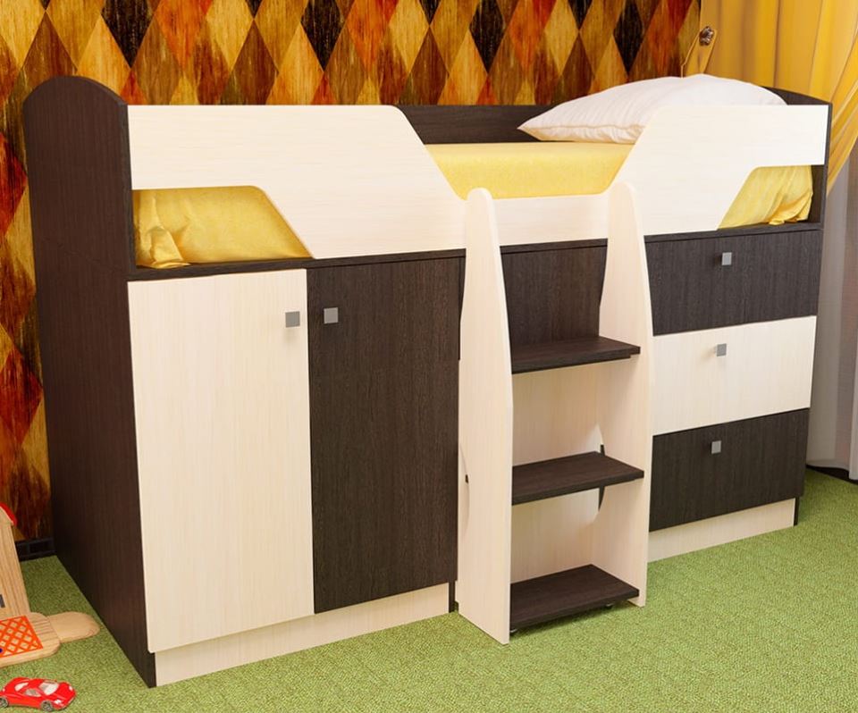 Фото Кровать детская Лимбо (СМ 80х180) от производителя Пирамида в Севастополе по цене 19&nbsp;480 ₽