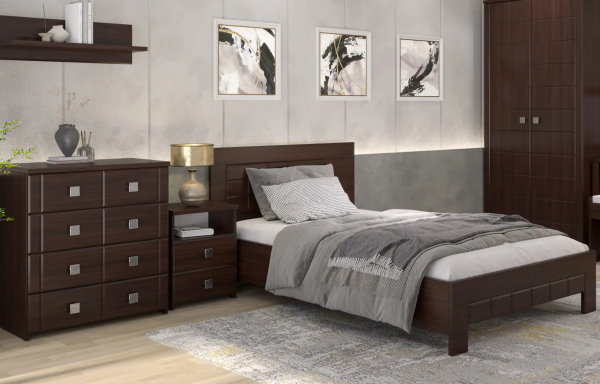 Фото Кровать двуспальная Изабель ИЗ-712К (СМ 160х200) без основания от производителя Компасс в Севастополе по цене 20&nbsp;320 ₽