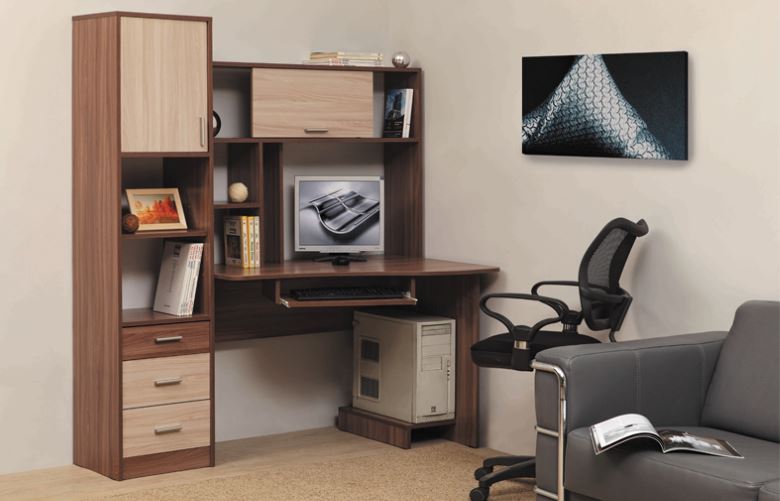 Фото Стол компьютерный ПКС-10 (1,5) от производителя Олмеко в Севастополе по цене 12 660 ₽