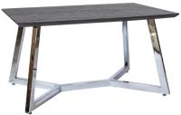 Стол обеденный D-1913 (металл, мдф-черный,  хром (La-alta) ) в Севастополе от производителя 