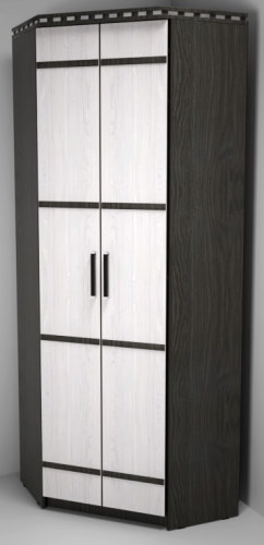 Фото Шкаф Ольга-13 (80) угловой  от производителя Фант-мебель в Севастополе по цене 12 040 ₽