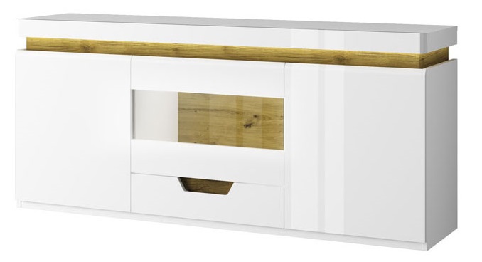 Фото Тумба RTV 1V2D1S Торино (Torino) от производителя Анрэкс в Севастополе по цене 22 520 ₽