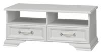 Тумба для ТВ Грация (2 ящ) (белый, белый (Браво-мебель) ) в Севастополе от производителя 