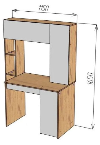 Фото Стол компьютерный СК-64  от производителя Пирамида в Севастополе по цене 8 860 ₽
