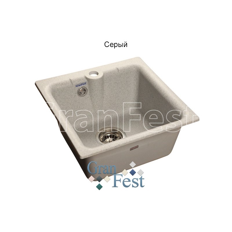 Фото Мойка Granfest GF-P420 (ГР 420х420хh200) (шир.ящ.min 400) от производителя Granfest в Севастополе по цене 3 680 ₽