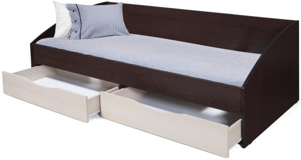 Фото Кровать односпальная Фея-3 (симметричная) (СМ 90х200) с основанием от производителя Олмеко в Севастополе по цене 14&nbsp;030 ₽