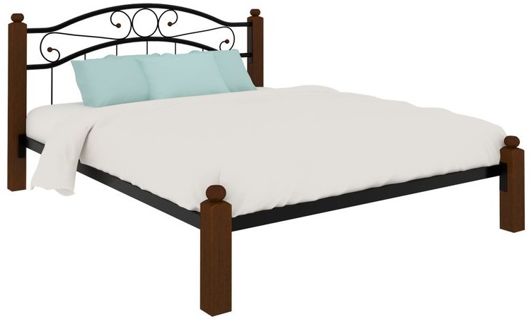 Фото Кровать двуспальная Надежда Lux (СМ 180х200) трубка металл от производителя Милсон в Севастополе по цене 20 560 ₽