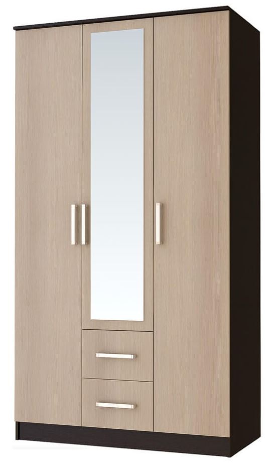 Фото Шкаф Фиеста (120) трехдверный от производителя БТС  в Севастополе по цене 13&nbsp;360 ₽