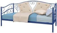 Фото krovati-detski кровать-тахта односпальная юлия (см 90х200) трубка металл производитель Милсон