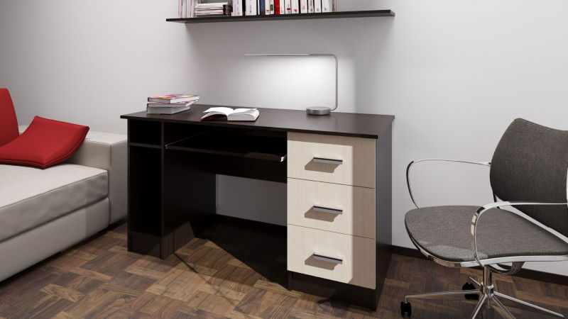 Фото Стол компьютерный ПКС-4 (1,4) от производителя ПАМИР в Севастополе по цене 6&nbsp;940 ₽