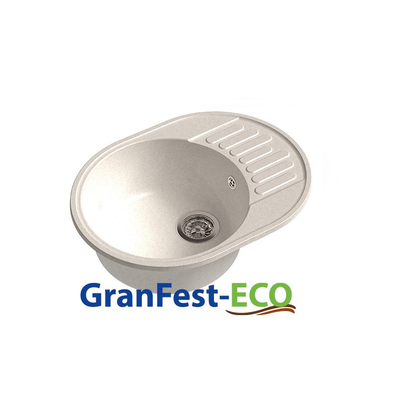 Фото Мойка Granfest eco-58 (ГР 620х480хh200) (шир.ящ.min 600) без сифона от производителя Granfest в Севастополе по цене 3 020 ₽
