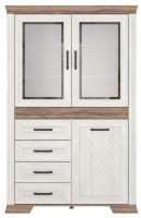 Шкаф Marselle REG2W1D4S (ясень снежный-дуб сонома темный, ясень снежный-дуб сонома темный (Black Red White (БРВ)) ) в Севастополе от производителя 