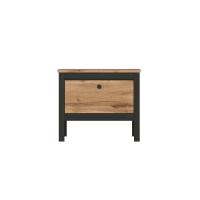 Тумба Loft KOM1K/55 (дуб вотан-черный матовый, дуб вотан (Black Red White (БРВ)) ) в Севастополе от производителя 