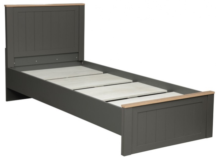 Фото Кровать односпальная Прованс 37.22 (СМ 90х200) комплектуется настилом от производителя Олмеко в Севастополе по цене 14&nbsp;860 ₽