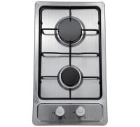 Варочная поверхность газовая 2-х конф. VENTOLUX HG320 EES INOX 2 (600х520хh43) (Материал корпуса нержавеющая сталь , Цвет корпуса Матовый) в Севастополе от производителя в интернет магазине Планета Комфорта Варочная поверхность газовая 2-х конф. VENTOLUX HG320 EES INOX 2 (600х520хh43) (Материал корпуса нержавеющая сталь , Цвет корпуса Матовый) в Севастополе от производителя