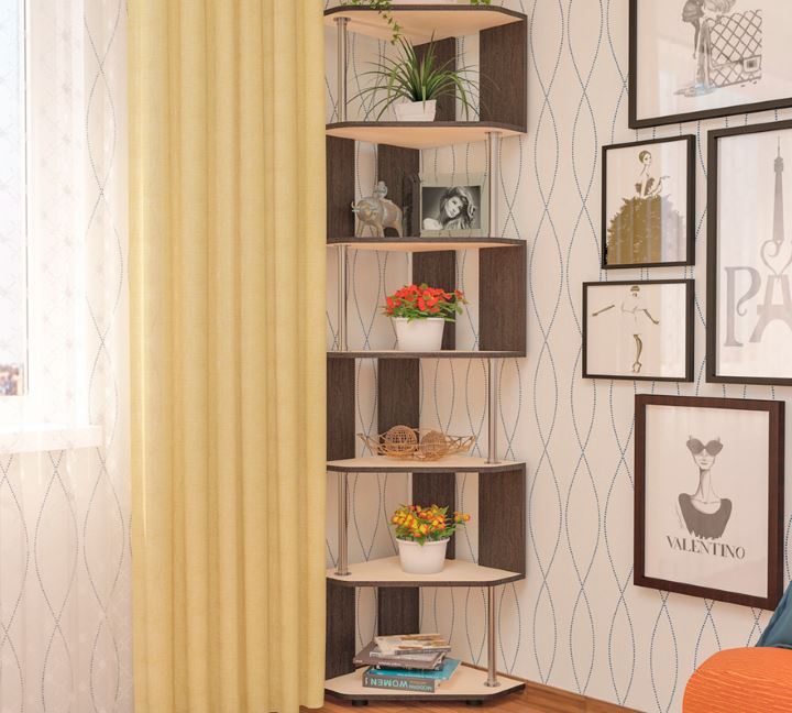 Фото Стеллаж угловой СПУ-3  от производителя Пирамида в Севастополе по цене 4&nbsp;800 ₽