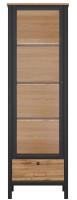 Шкаф Loft REG1W1S (дуб вотан, дуб вотан-черный (Black Red White (БРВ)) ) в Севастополе от производителя в интернет магазине Планета Комфорта Шкаф Loft REG1W1S (дуб вотан, дуб вотан-черный (Black Red White (БРВ)) ) в Севастополе от производителя