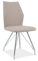 Стул Signal H604 ( Обивка стула:экокожа , хром, бежевый (Signal) ) в Севастополе от производителя 