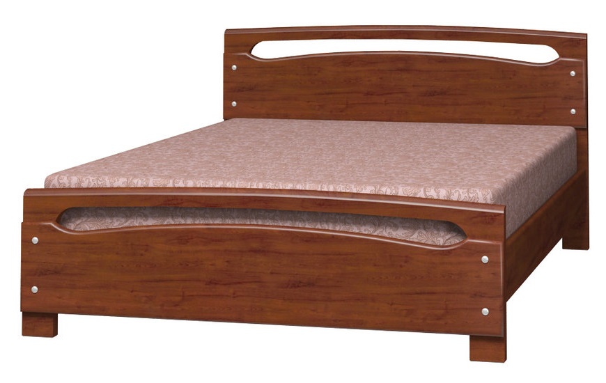 Фото Кровать двуспальная Камелия-2 (СМ 140х200) без основания с универсальными царгами от производителя Браво-мебель в Севастополе по цене 21&nbsp;830 ₽