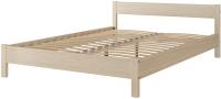 Фото dvuspalnye-krovati кровать двуспальная эби (см 140х200) без основания с универсальными царгами производитель Браво-мебель