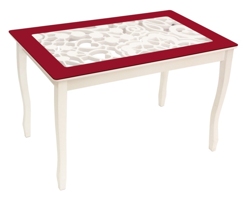 Фото Стол обеденный Стиль 2 Ажур III mini  от производителя Мебель из стекла в Севастополе по цене 11&nbsp;920 ₽