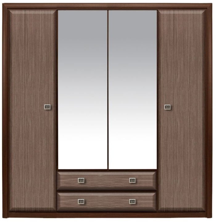 Фото Шкаф Коен SZF4D2S (214) четырехдверный от производителя Black Red White (БРВ) в Севастополе по цене 60&nbsp;370 ₽