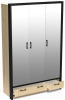 Фото Шкаф Бостон (135) трехдверный (3 зеркала) от производителя СБК в Севастополе по цене 30&nbsp;910 ₽