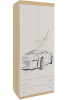Фото Шкаф комбинированный Форсаж двухстворчатый с ящиками МKF-01 от производителя Мебельсон в Севастополе по цене 10&nbsp;300 ₽
