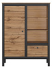 Фото Шкаф Loft REG1D1S/90 от производителя Black Red White (БРВ) в Севастополе по цене 16&nbsp;360 ₽
